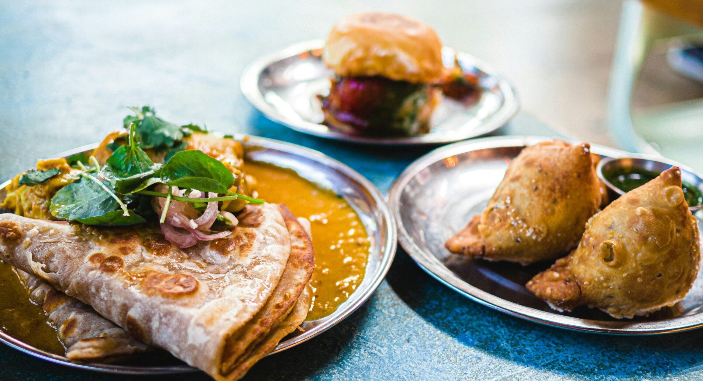 Affordable Indian street food spots in London featuring authentic dishes.